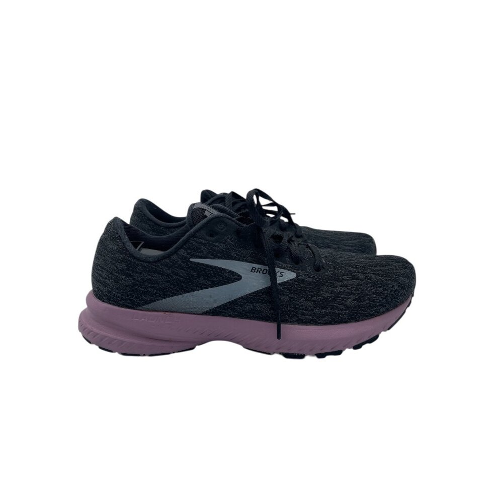 Brooks Launch 7 Women's Running Shoes Black & Pink Size 8.5B Lightweight